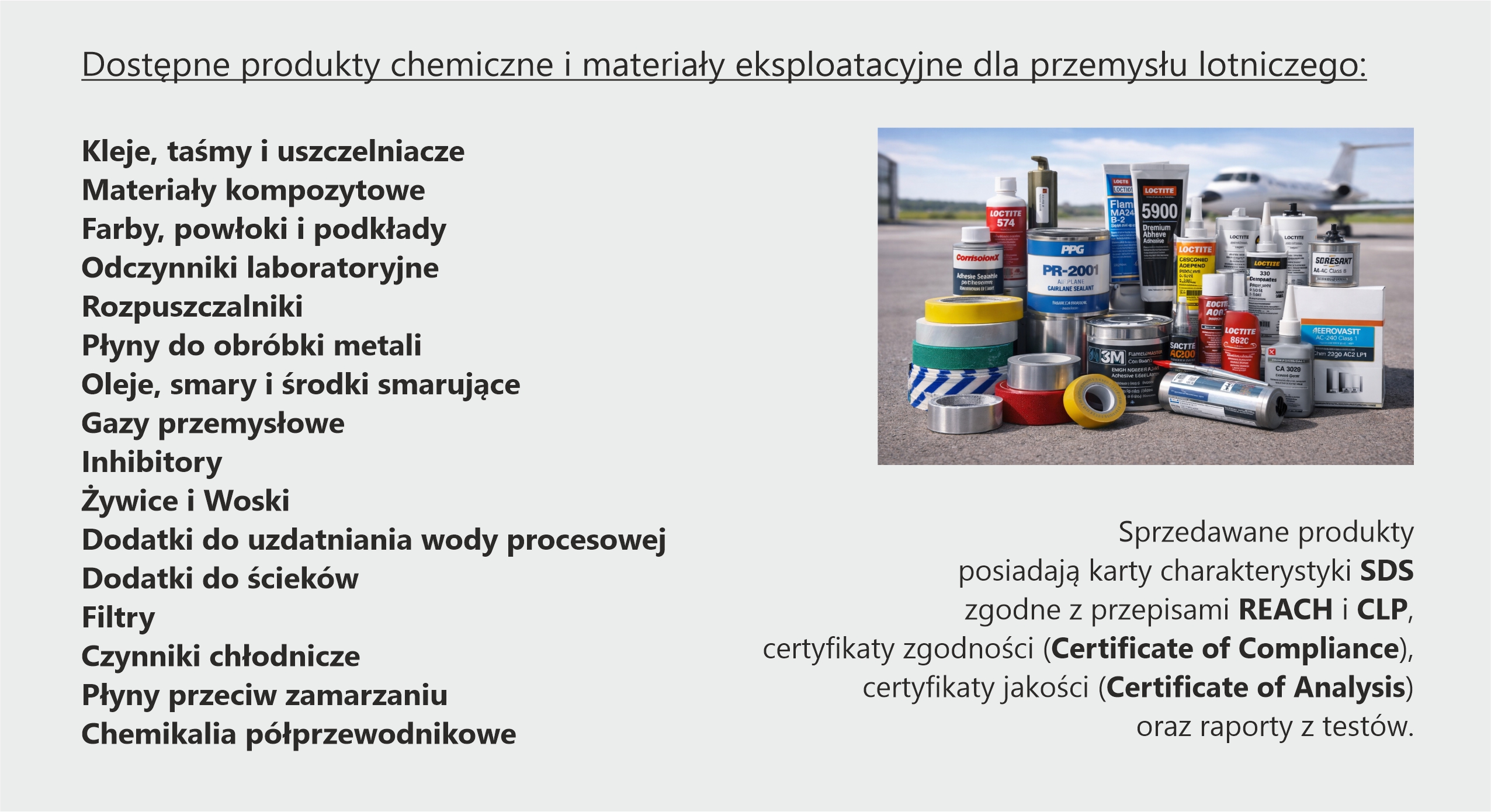 CHEMIA dla Przemysłu Lotniczego